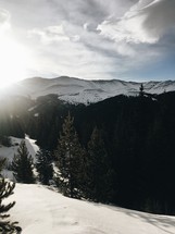 winter mountaintop 