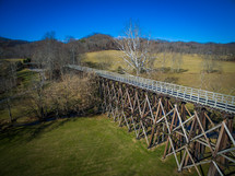 Creeper Trail bridge in Virginia 