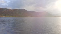 The Lakes and Mountains of Derwentwater in the Lake District in the UK