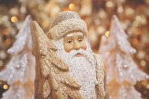 Santa Claus decoration stock photo for social media and presentation slide backgrounds