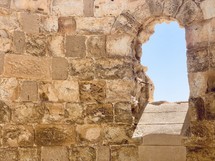 window in an ancient building 