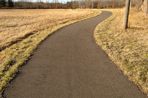 paved path 