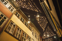 lights over a Erfurt Weihnachtsmarkt