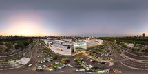 360 aerial photo taken with drone of Teresina Shopping in Teresina, Piauí, Brazil