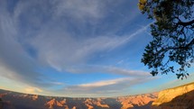 Wide angle of Grand Canyon sunrise