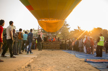 hot air balloons in India 