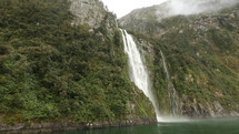 New Zealand waterfall 