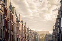 row houses in Edinburgh 