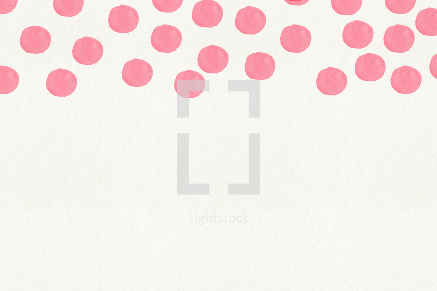 pink dots border 