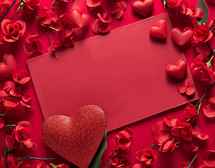 Valentine's Day red background
