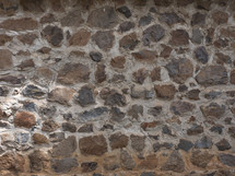 A rustic stone wall background