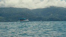 Blue whales surfacing at the pacific coast of Costa Rica