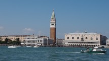 VENICE, ITALY - CIRCA SEPTEMBER 2016: Piazza San Marco (meaning St Mark square) seen from San Marco basin
