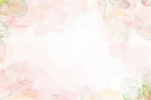 watercolor floral background 