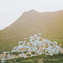 houses in a town in Teneriffa 