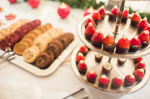 desserts at a Christmas party 