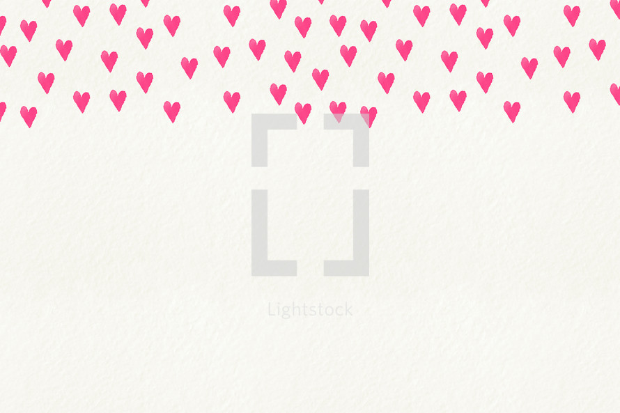 pink heart border