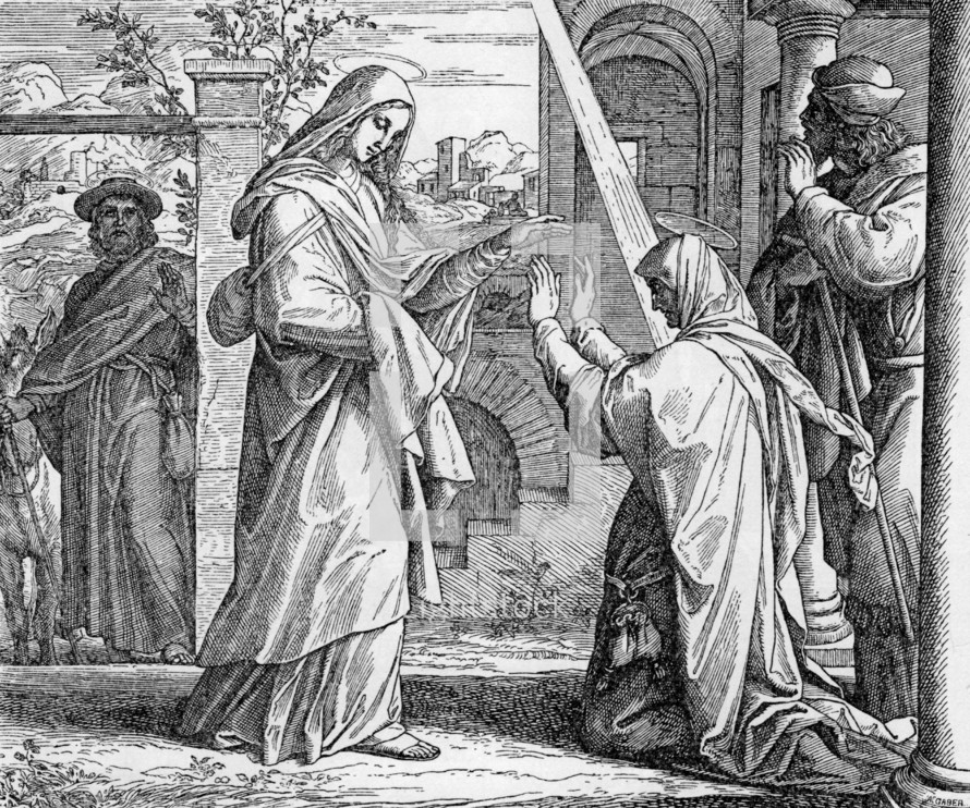 Mary Visits Elizabeth, Luke 1:39-45