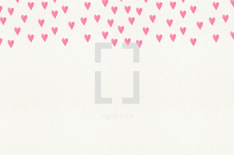 pink heart border 