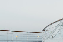 railing on a cruise ship 