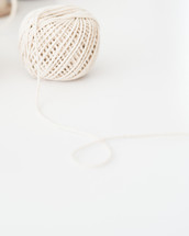 twine on a white background 