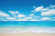 Landscape of Summer Tropical Beach