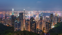 time-lapse of Hong Kong 