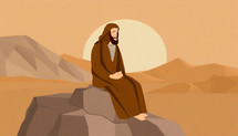 Jesus in the Desert