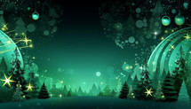 Christmas Green background 