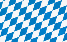 Oktoberfest checkered background, bavarian rhombus textile.