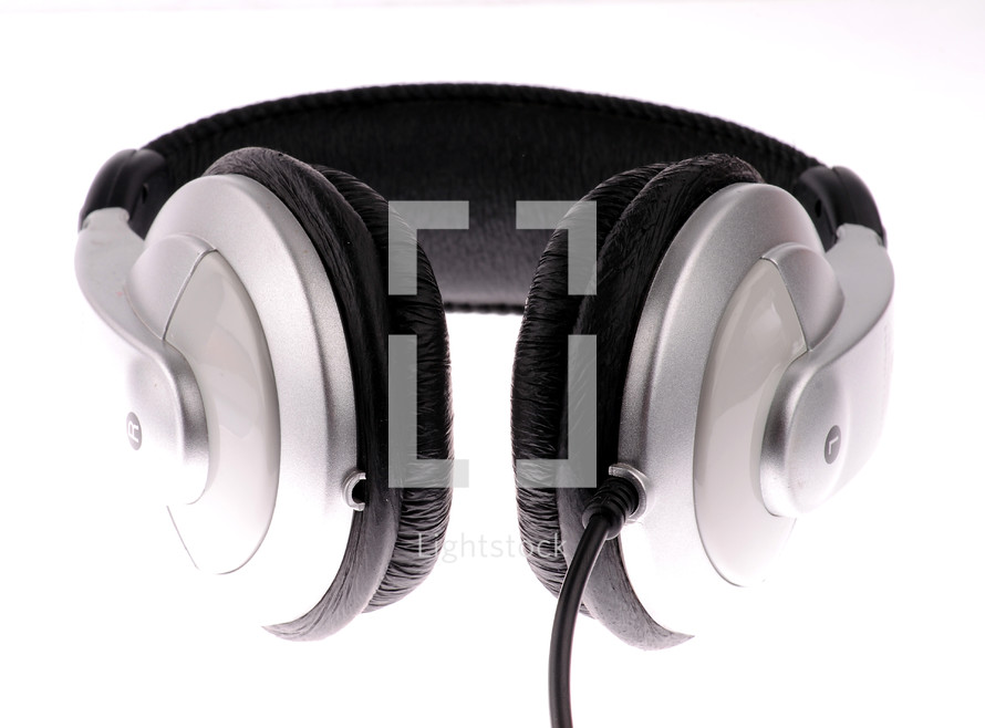headphones on a white background 