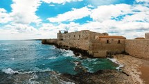 Maniace Castle of Ortigia Island. Sicily Italy 