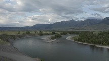 River Green Pasture Mountains 4