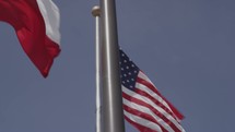 flags on a Flagpole 