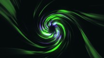 Seamless Loop Of Multicolor Swirl Twirl