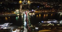 Paris time lapse in the night