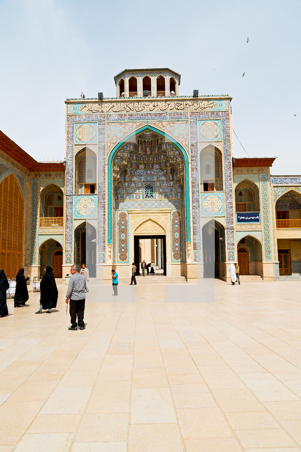 A decorative mosque in Iran.