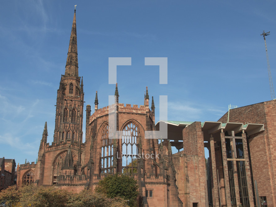 St Michael Cathedral church, Coventry, England, UK