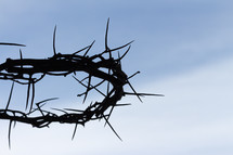 crown of thorns silhouette 