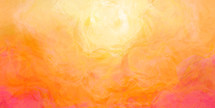 orange yellow deep rose sky abstract