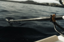 Rowing oars, ocean rowing water sports, sea adventure, row boat