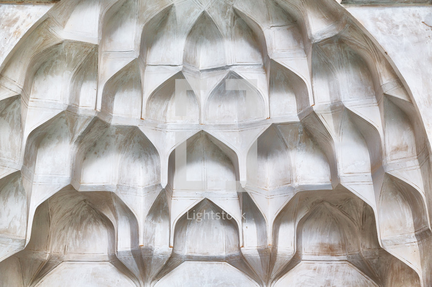 architectural detail in Iran dome 