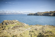 cliffs along a coastline in Ireland
