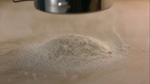 sifting flour 