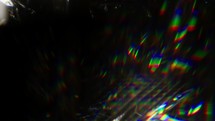 Rainbow prism real light leaks
