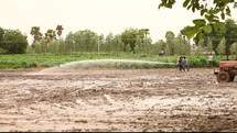 watering farmland 