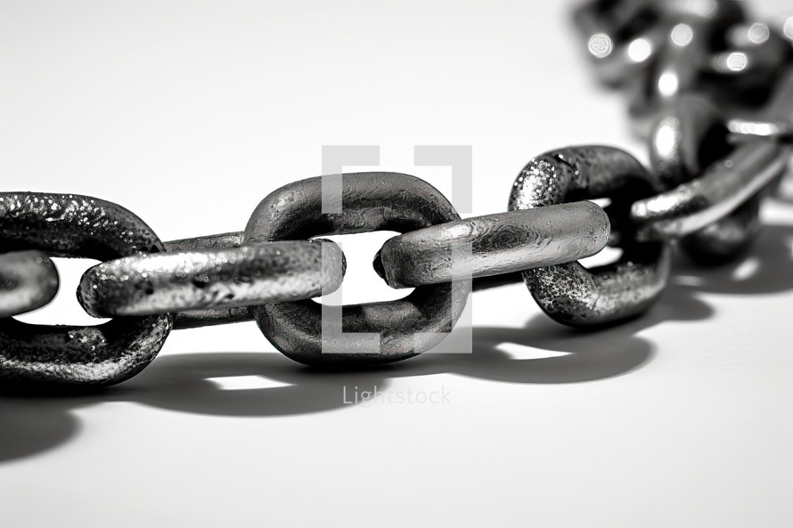 Chain Isolated on White Background