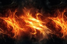 Abstract Flame Fire Background