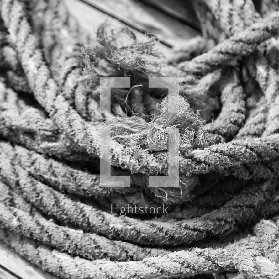 rope on a dock
