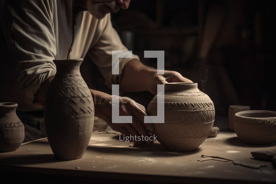 Handbuilding pottery clay